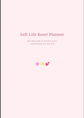 Soft Life Digital Planner | Daily Routine, Habit Tracker, Mood & Weekly Reset Journal